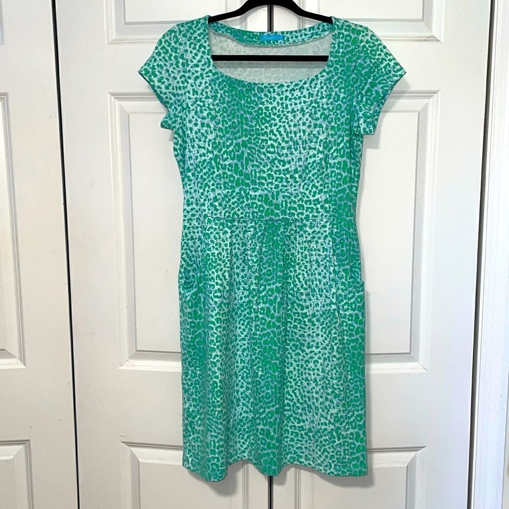 J. McLaughlin Emma animal print dress size medium